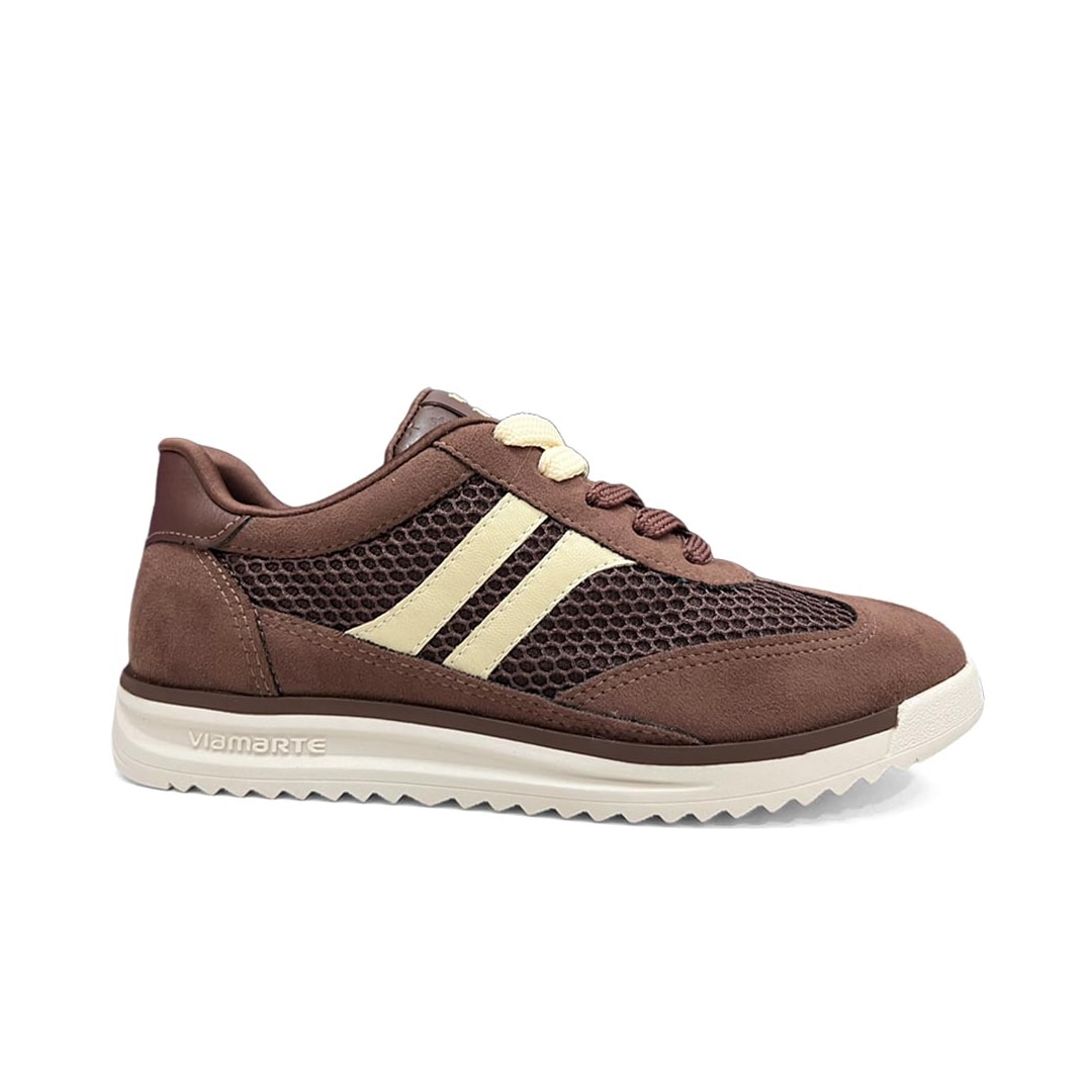 Tênis Via Marte Casual 226-018-24 Dark Brown Tênis Via Marte Casual 226-018-24 Dark Brown