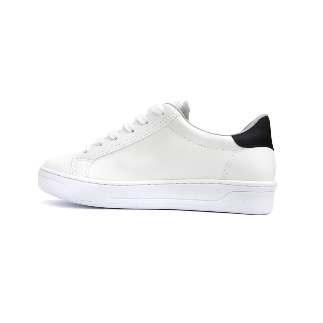 Tênis Via Marte Casual 23-6202-01 Branco/Preto