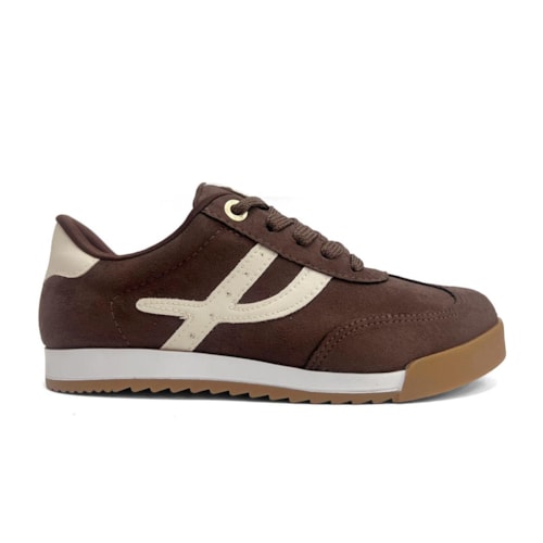 Detalhe - Tênis Via Marte Casual 237-003-01 Cinnamon