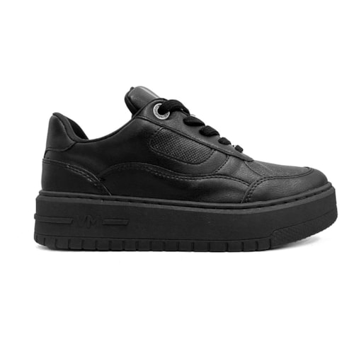 Detalhe - Tênis Via Marte Casual 239-002-07 Preto