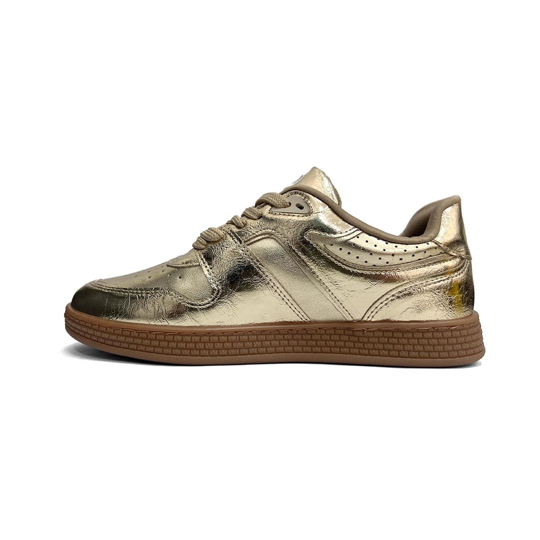 Tênis Via Marte Casual 277-003-01 Dourado