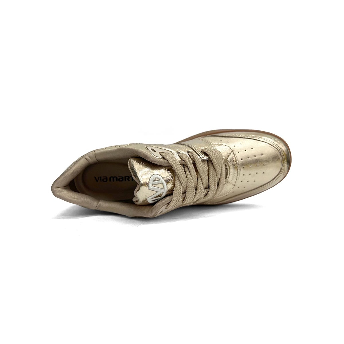 Tênis Via Marte Casual 277-003-01 Dourado Tênis Via Marte Casual 277-003-01 Dourado