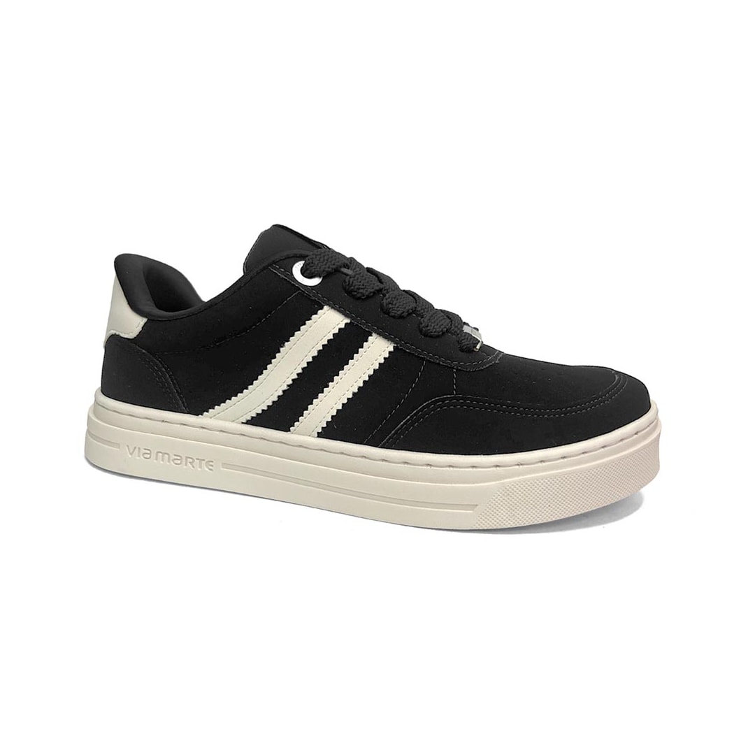 Tênis Via Marte Casual 281-001-02 Preto