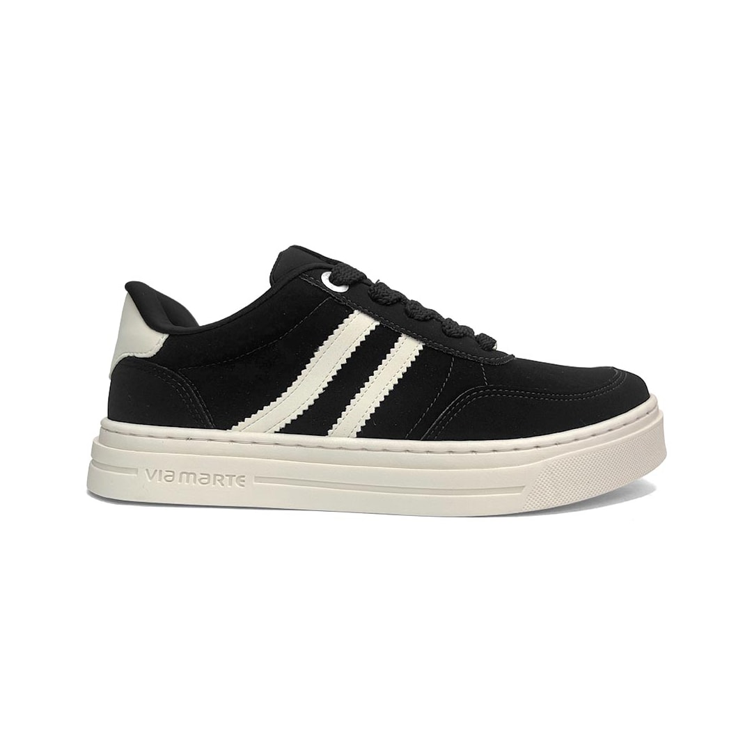 Tênis Via Marte Casual 281-001-02 Preto
