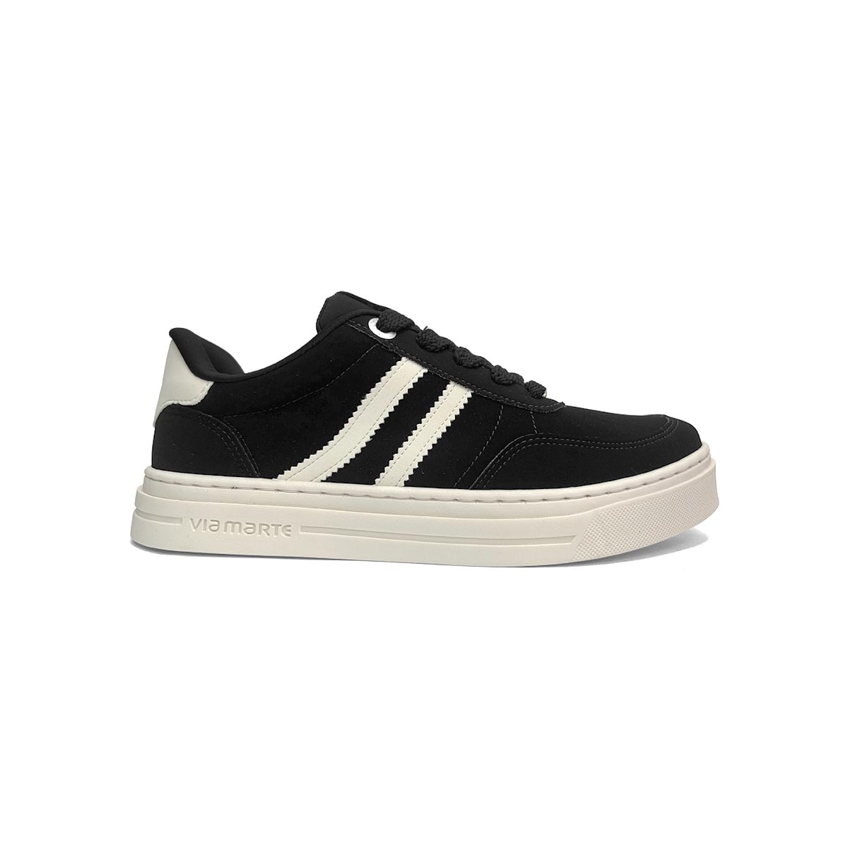 Tênis Via Marte Casual 281-001-02 Preto