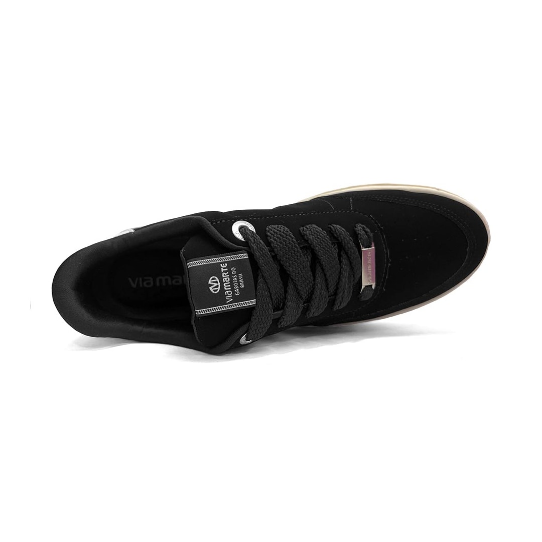 Tênis Via Marte Casual 281-001-02 Preto
