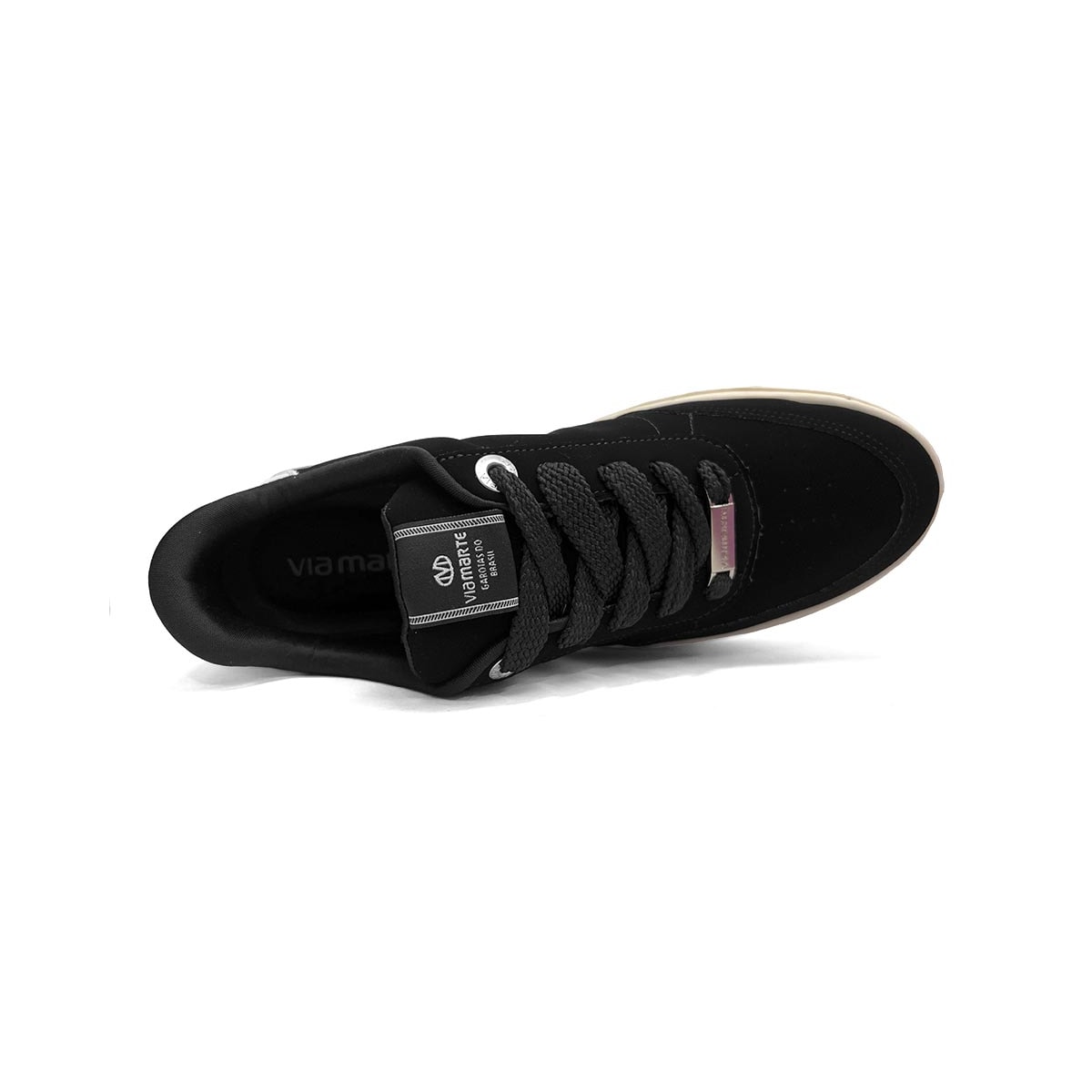 Tênis Via Marte Casual 281-001-02 Preto