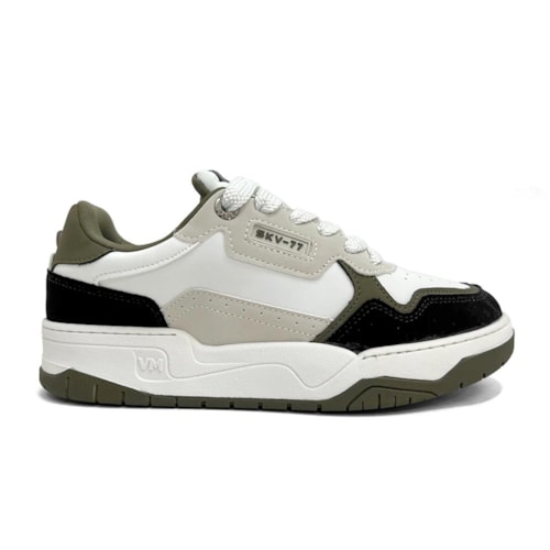 Detalhe - Tênis Via Marte Casual 366-001-06 Branco