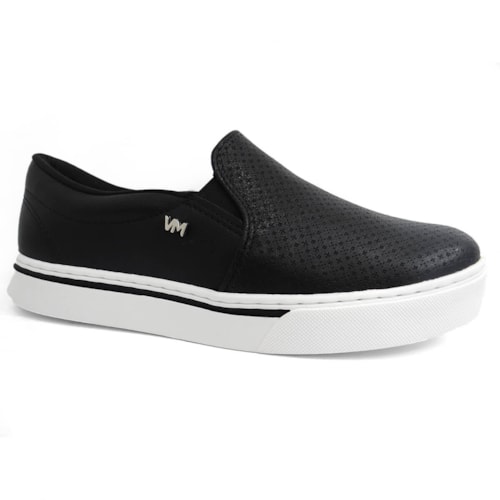 Tenis Via Marte Casual Feminino 016-009-01 Preto