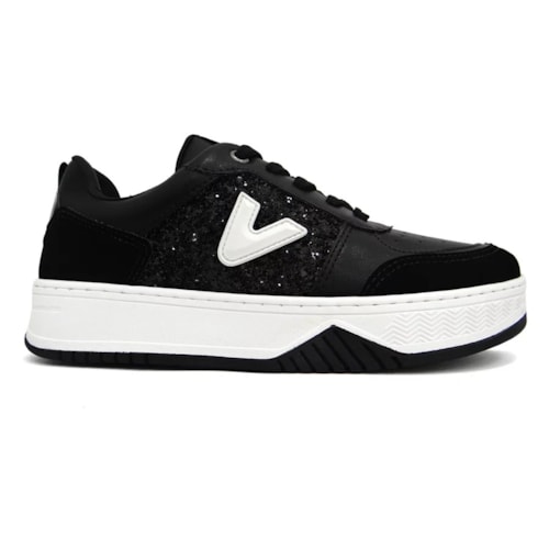 Tênis Via Marte Casual Feminino 053-008 Preto/Preto/Preto