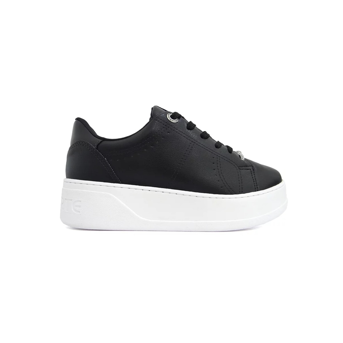 Tênis Via Marte Casual Feminino 23-13506 Preto/Preto Tênis Via Marte Casual Feminino 23-13506 Preto/Preto