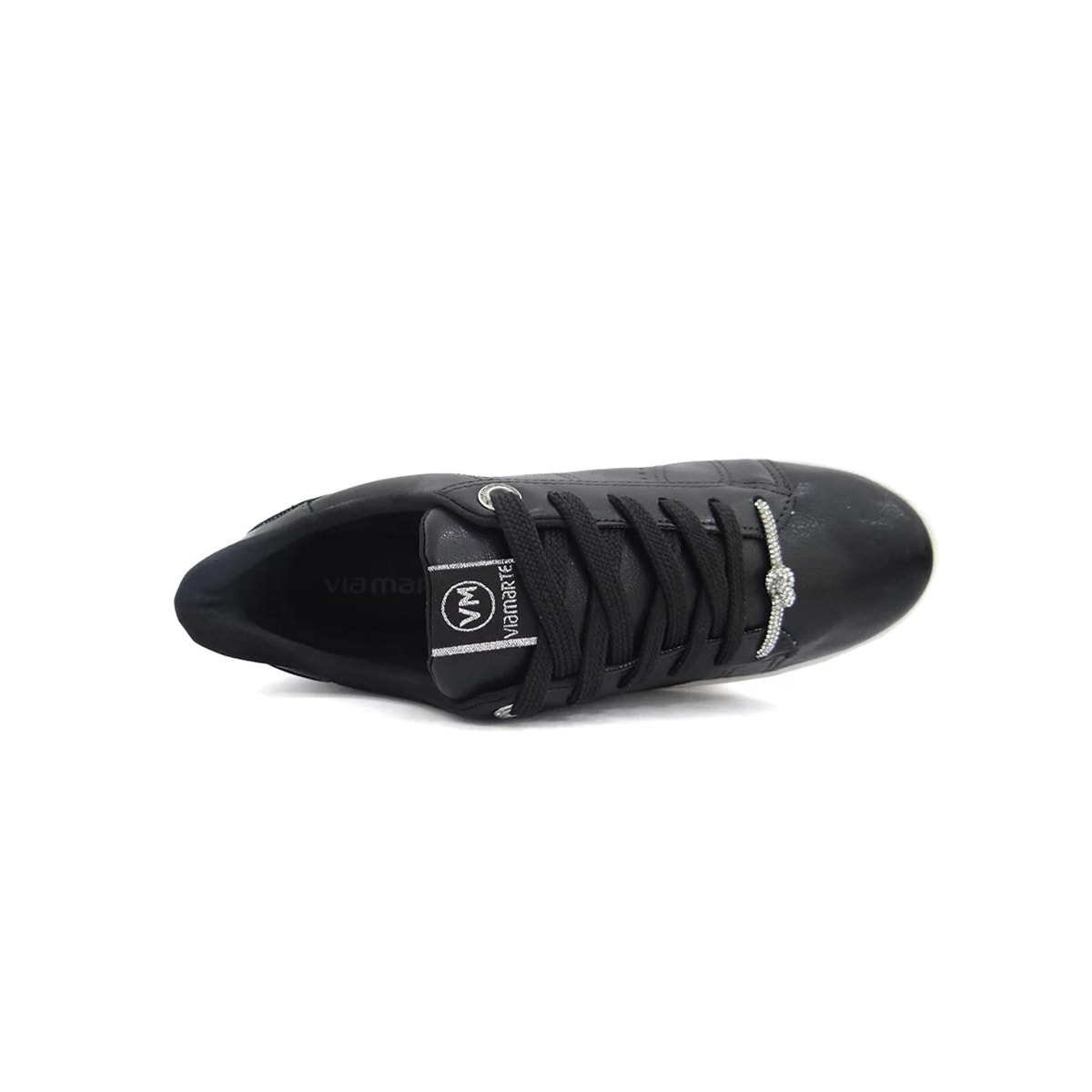 Tênis Via Marte Casual Feminino 23-13506 Preto/Preto Tênis Via Marte Casual Feminino 23-13506 Preto/Preto