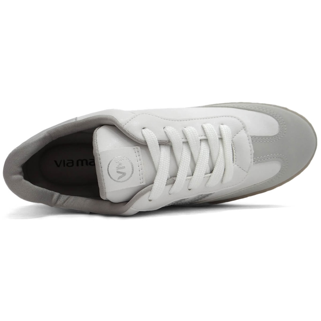 Tênis Via Marte Casual Plataforma 156-001-05 Neve