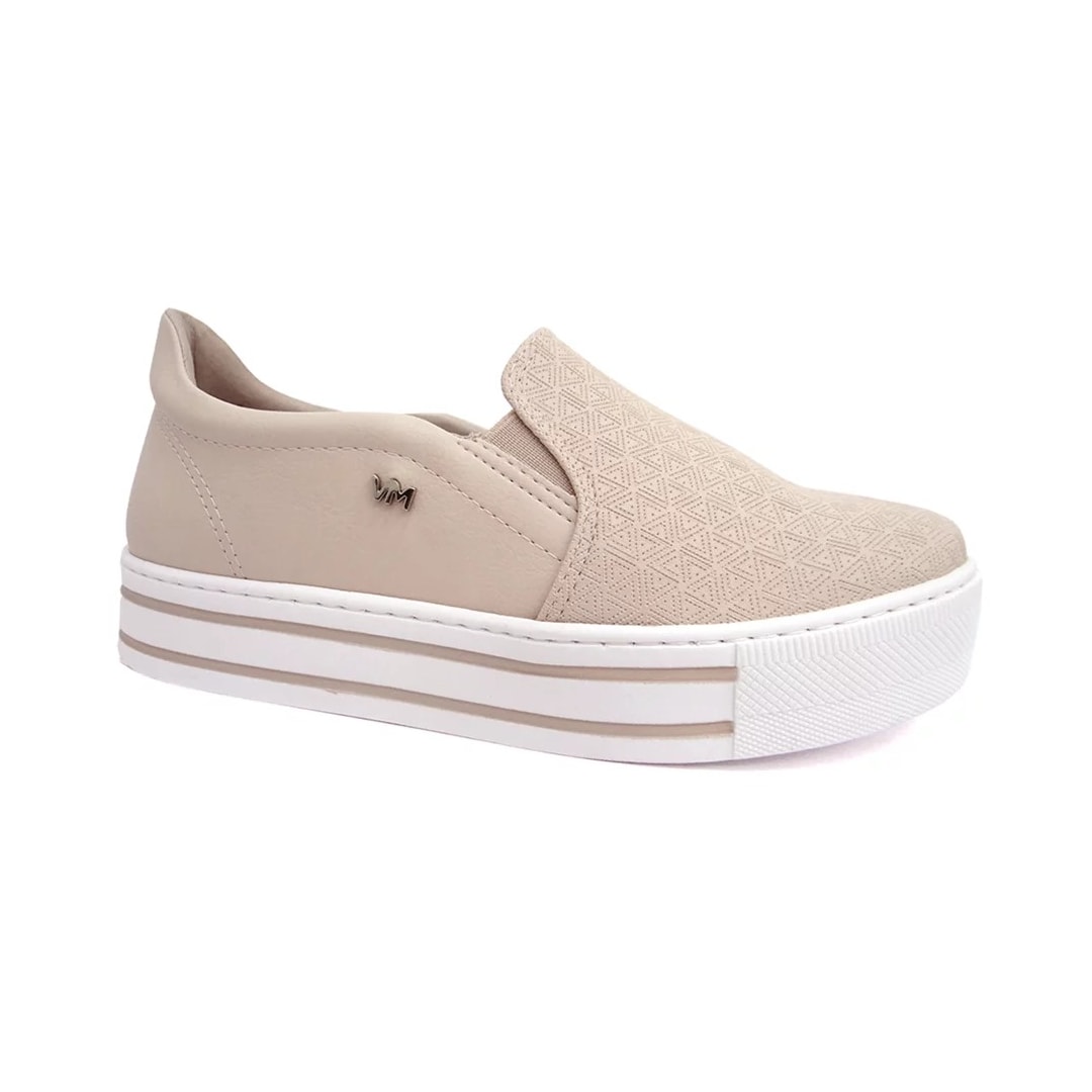 Tênis Via Marte Casual Plataforma 22-10209 Aveia