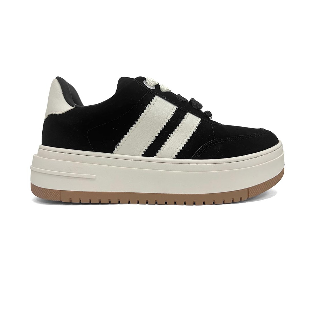 Tênis Via Marte Casual Plataforma 233-004-06 Preto