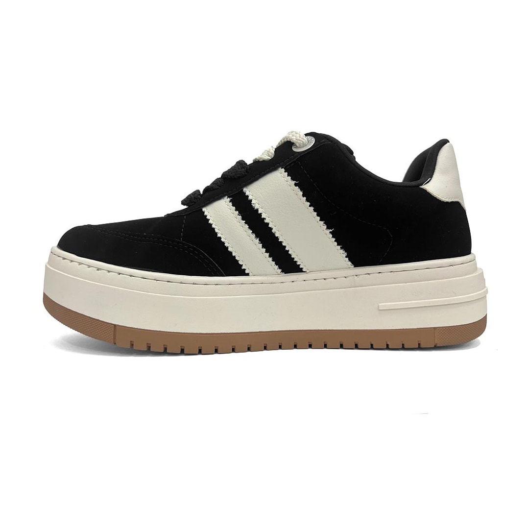 Tênis Via Marte Casual Plataforma 233-004-06 Preto