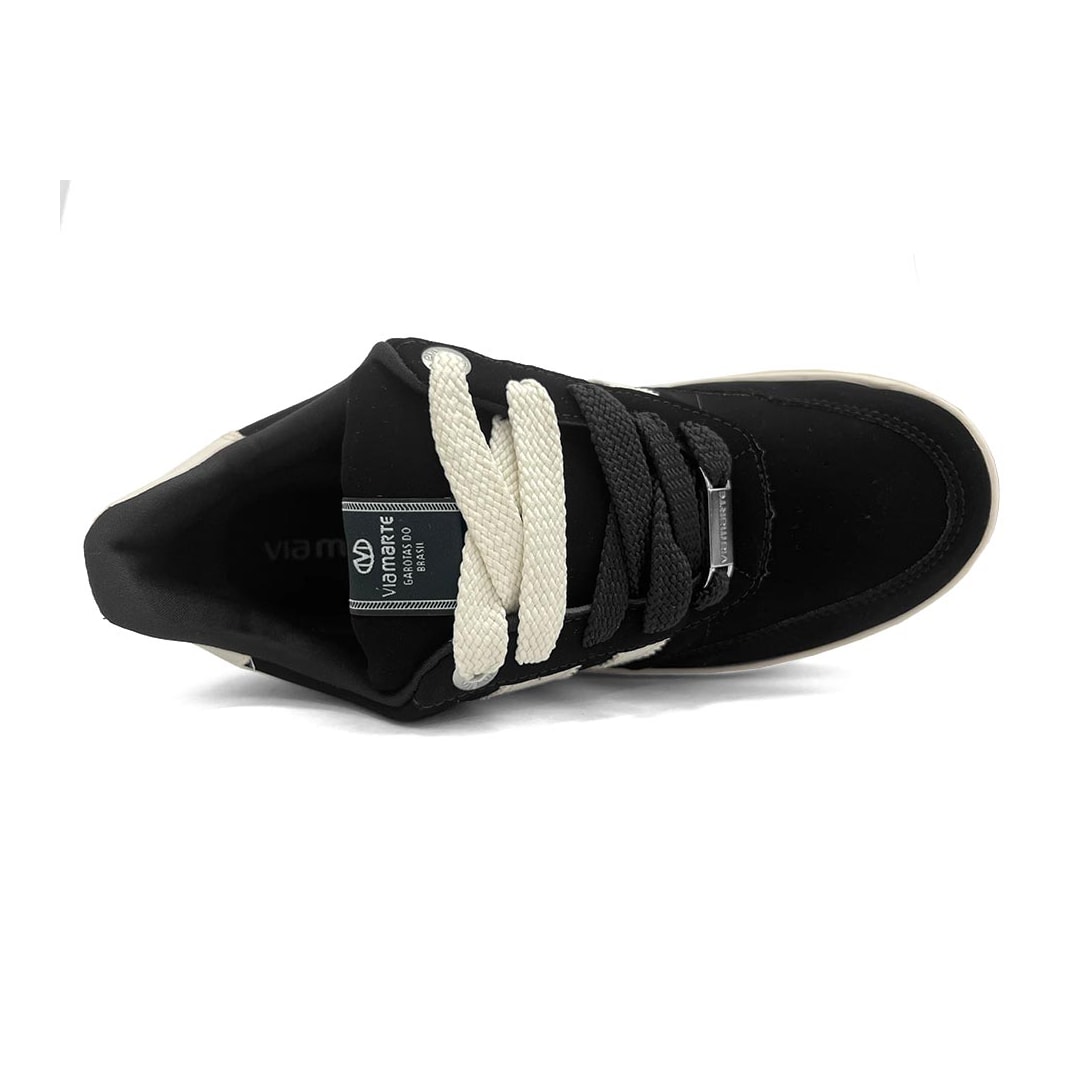 Tênis Via Marte Casual Plataforma 233-004-06 Preto