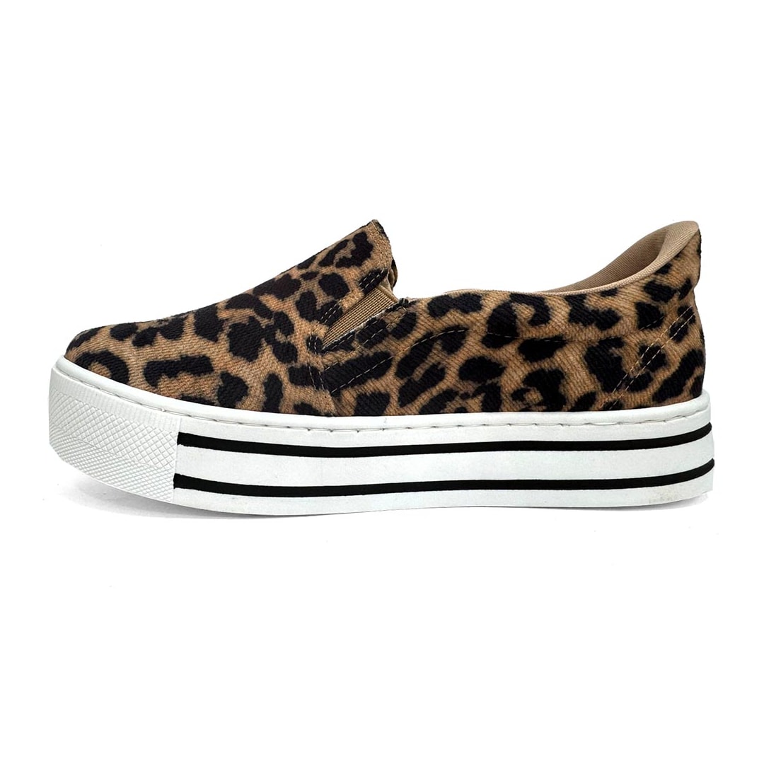 Tênis Via Marte Casual Slip-On 010-009-04 Granola