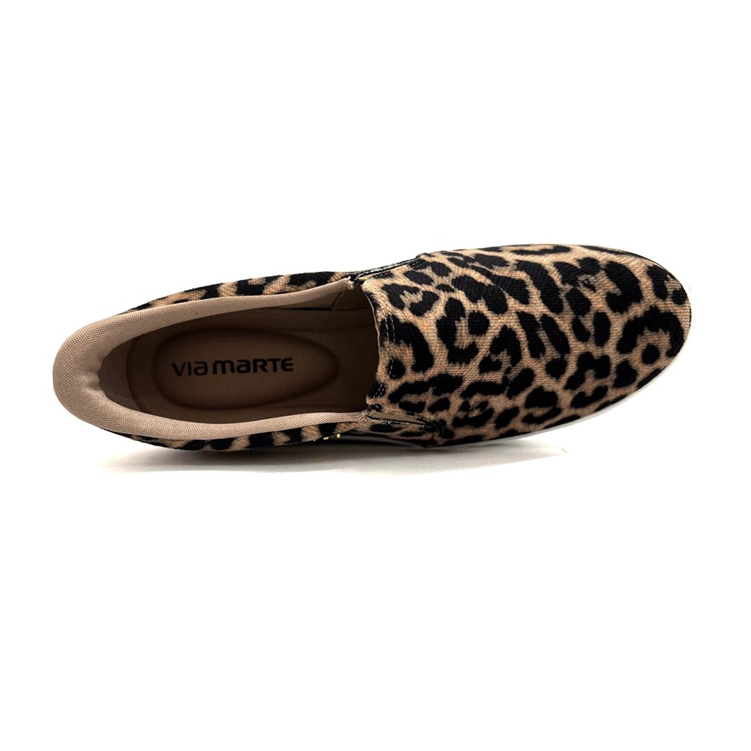 Tênis Via Marte Casual Slip-On 010-009-04 Granola