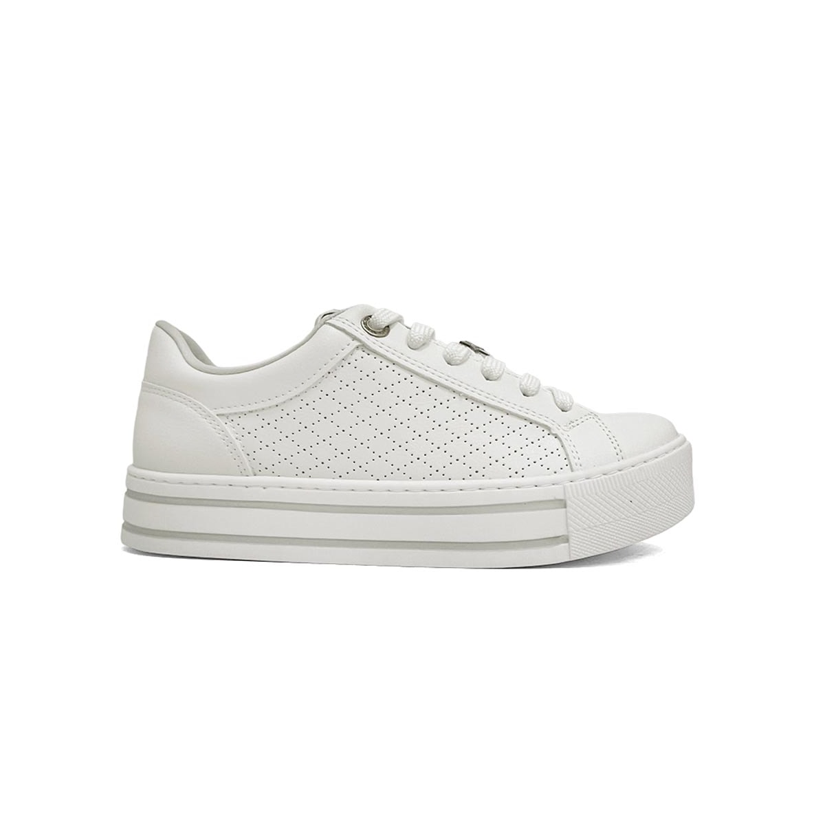 Tênis Via Marte Feminino Casual 010-013-01 Branco Tênis Via Marte Feminino Casual 010-013-01 Branco