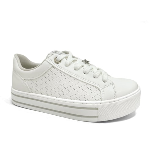 Tênis Via Marte Feminino Casual 010-013-01 Branco