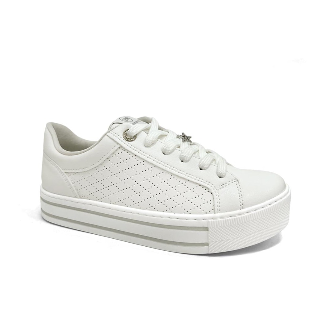 Tênis Via Marte Feminino Casual 010-013-01 Branco
