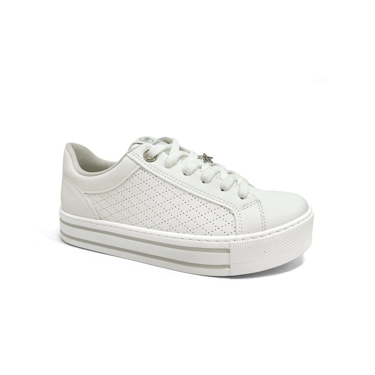 Tênis Via Marte Feminino Casual 010-013-01 Branco Tênis Via Marte Feminino Casual 010-013-01 Branco