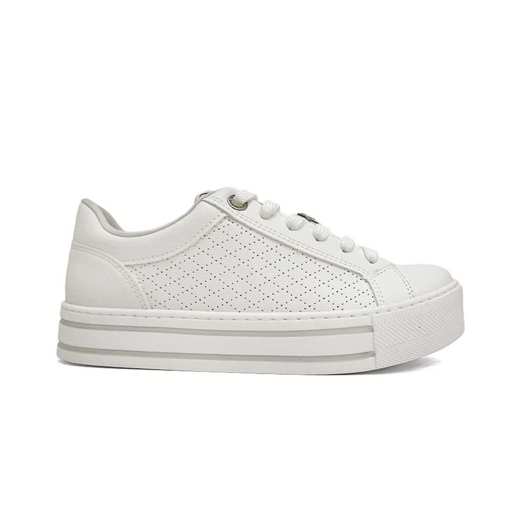 Tênis Via Marte Feminino Casual 010-013-01 Branco Tênis Via Marte Feminino Casual 010-013-01 Branco