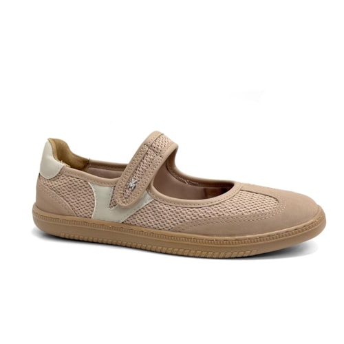 Tênis Via Marte Feminino Casual Boneca 129-019-06 Light Mocha