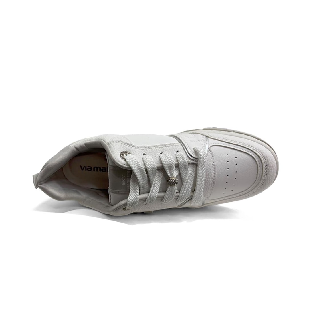 Tênis Via Marte Feminino Casual Q26541 Branco