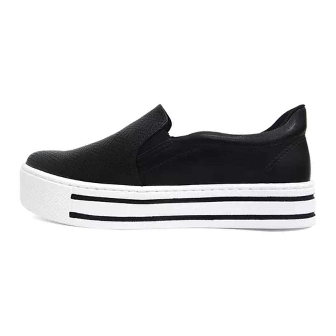 Tênis Via Marte Plataforma 23-8601 Preto/Preto
