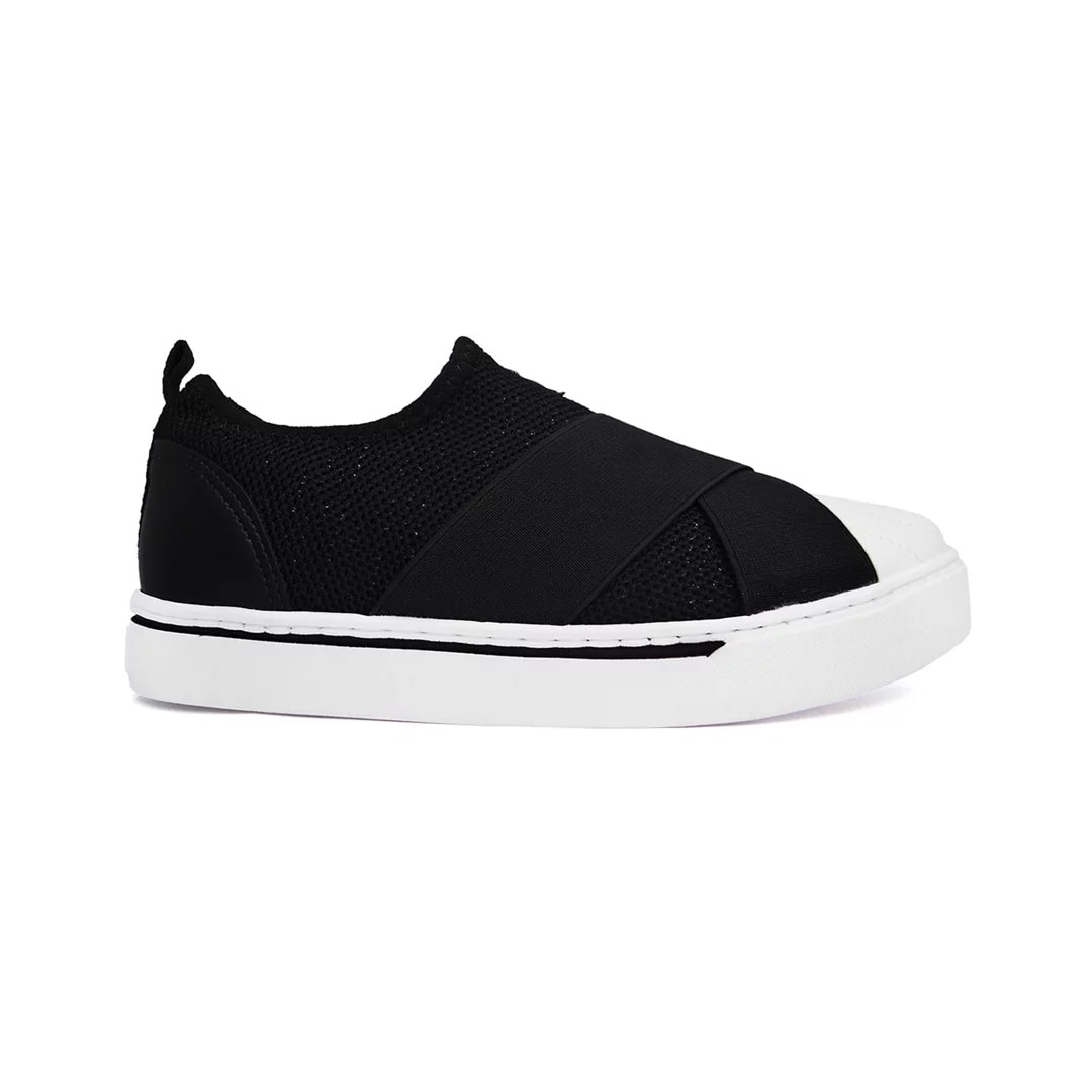 Tênis Via Marte Slip On 23-12105 Preto/Preto Tênis Via Marte Slip On 23-12105 Preto/Preto