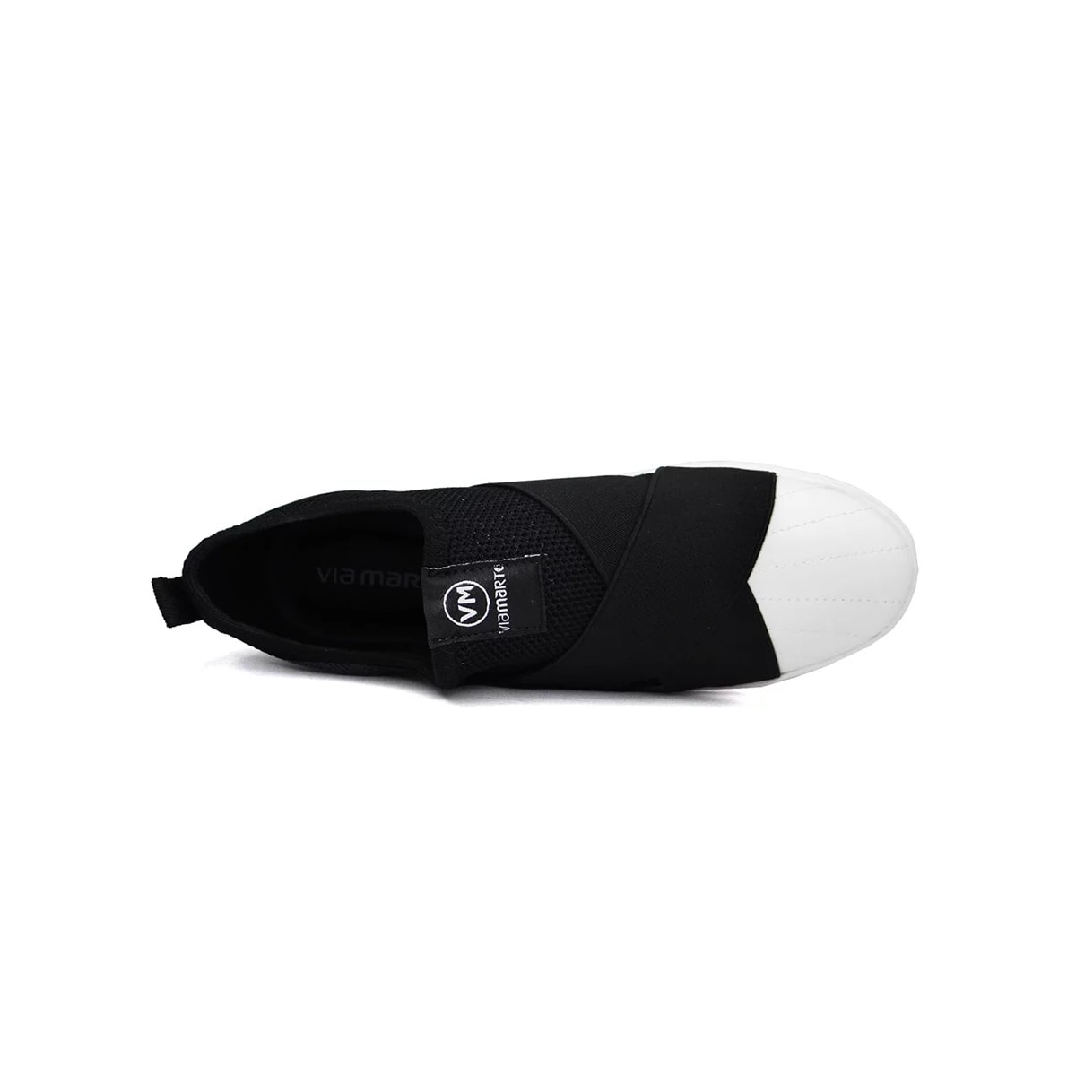 Tênis Via Marte Slip On 23-12105 Preto/Preto Tênis Via Marte Slip On 23-12105 Preto/Preto