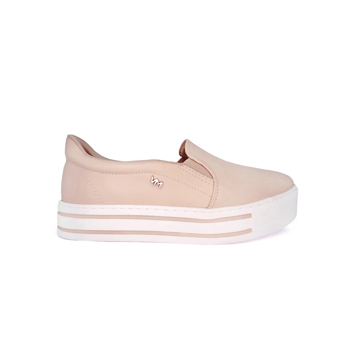 Tênis Via Marte Slip On Casual 23-11808 Aveia Tênis Via Marte Slip On Casual 23-11808 Aveia