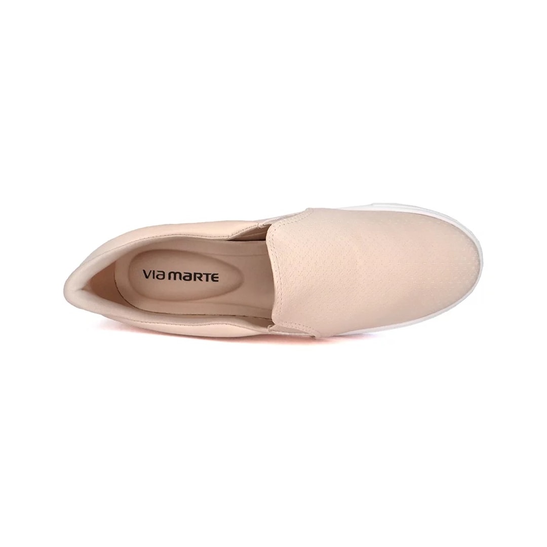 Tênis Via Marte Slip On Casual 23-11808 Aveia