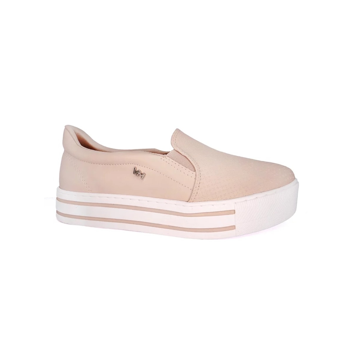 Tênis Via Marte Slip On Casual 23-11808 Aveia Tênis Via Marte Slip On Casual 23-11808 Aveia
