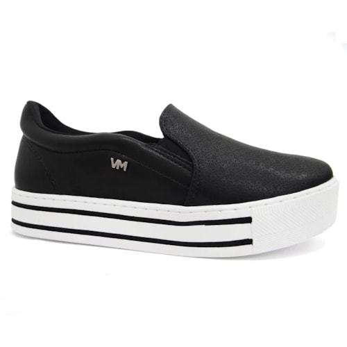 Tênis Via Marte Slip On Casual 23-11808 Preto