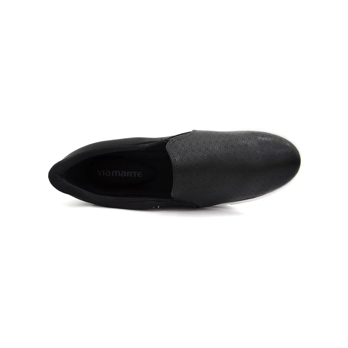 Tênis Via Marte Slip On Casual 23-11808 Preto
