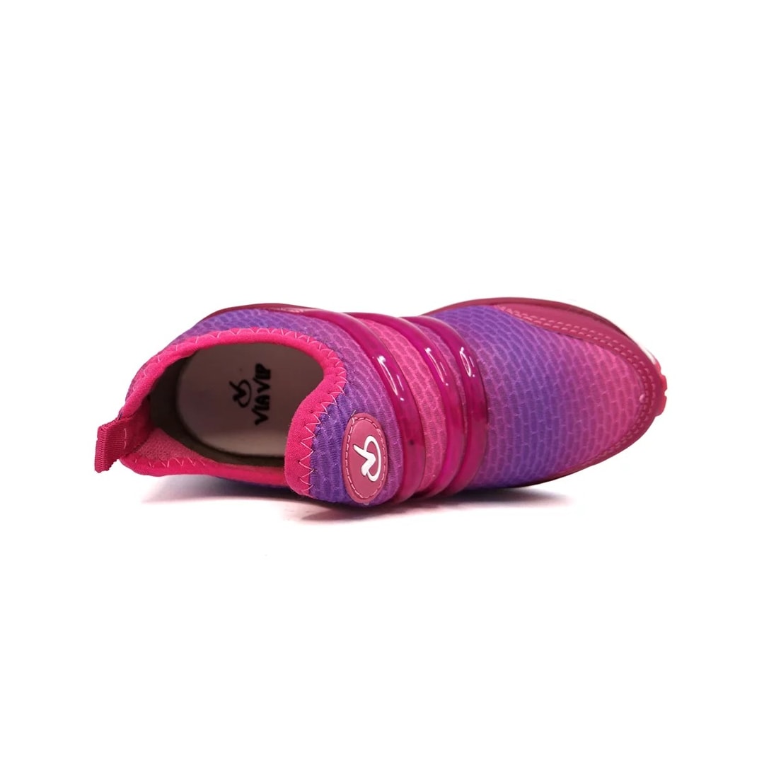 Tênis Via Vip Infantil VV8501 Cereja/Pink