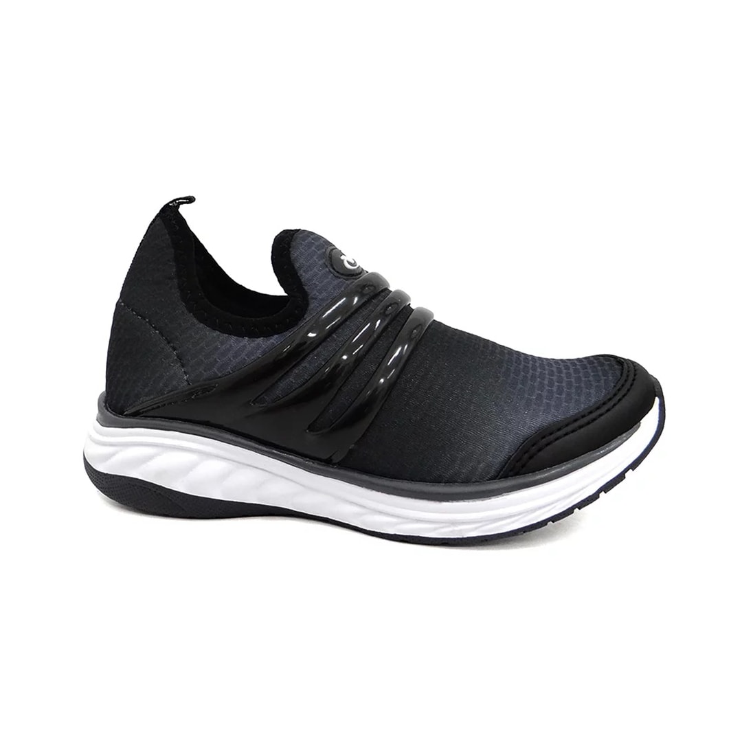 Tênis Via Vip Infantil VV8501 Preto/Branco Tênis Via Vip Infantil VV8501 Preto/Branco