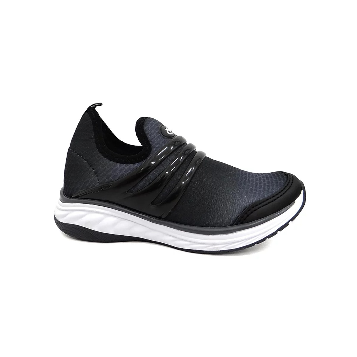 Tênis Via Vip Infantil VV8501 Preto/Branco Tênis Via Vip Infantil VV8501 Preto/Branco