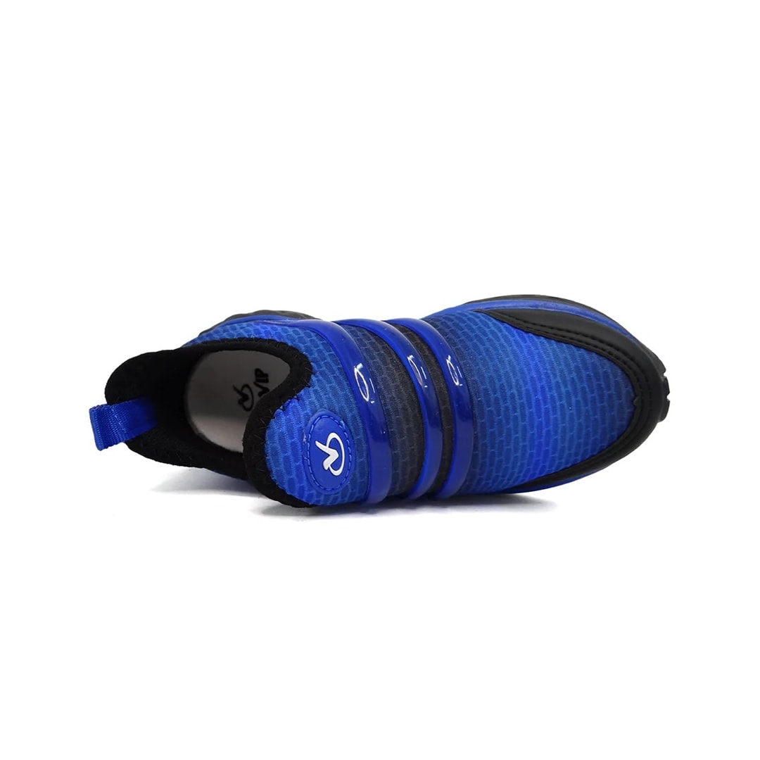 Tênis Via Vip Infantil VV8501 Royal/Preto/Preto