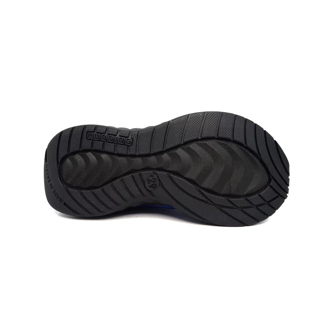 Tênis Via Vip Infantil VV8501 Royal/Preto/Preto