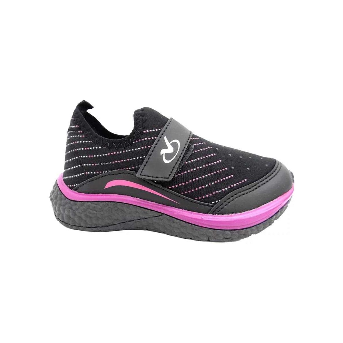 Tênis Via Vip Infantil VV9505 Preto/Cereja Tênis Via Vip Infantil VV9505 Preto/Cereja