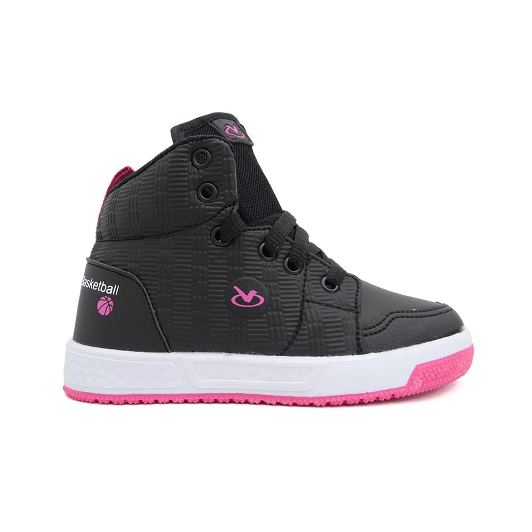 Tênis Via Vip Infatil Vv3809 Preto/Pink Tênis Via Vip Infatil Vv3809 Preto/Pink