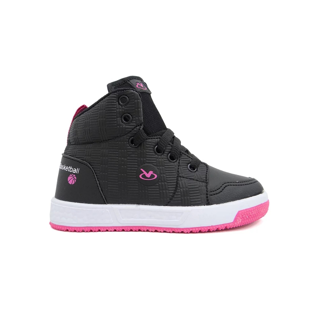 Tênis Via Vip Infatil Vv3809 Preto/Pink Tênis Via Vip Infatil Vv3809 Preto/Pink