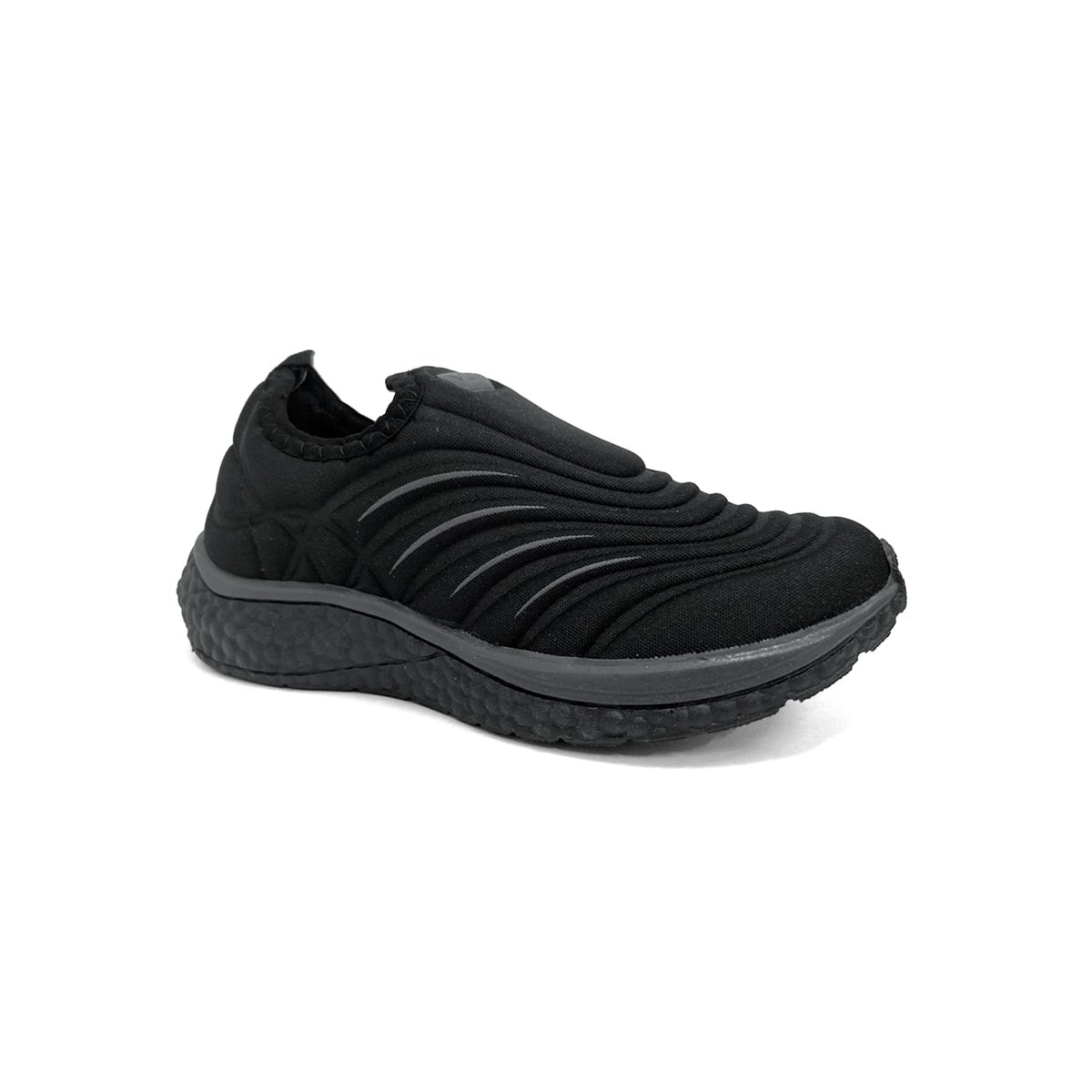 Tênis Via Vip Juvenil Jogging Calce Fácil Vv9533.Pg Preto
