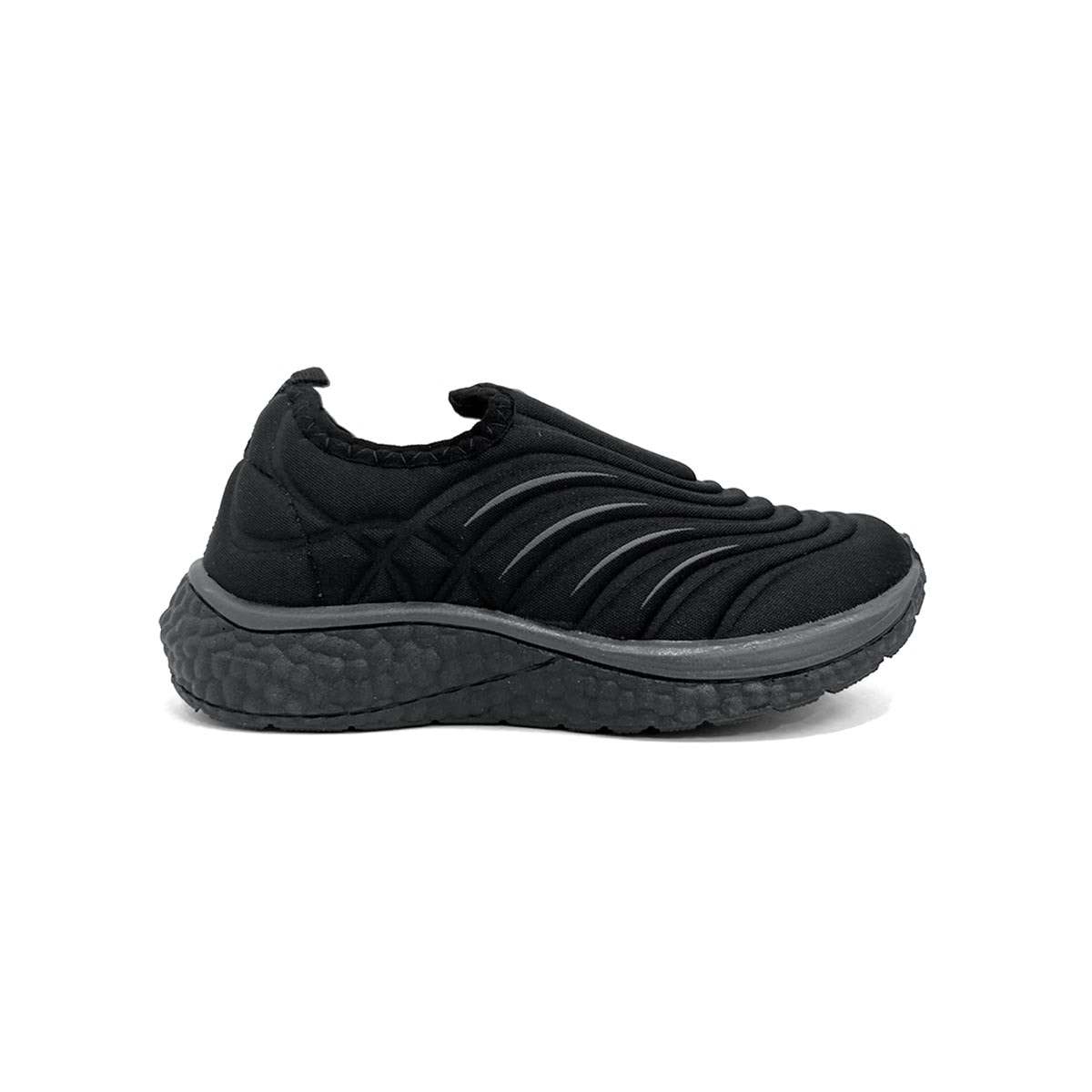 Tênis Via Vip Juvenil Jogging Calce Fácil Vv9533.Pg Preto
