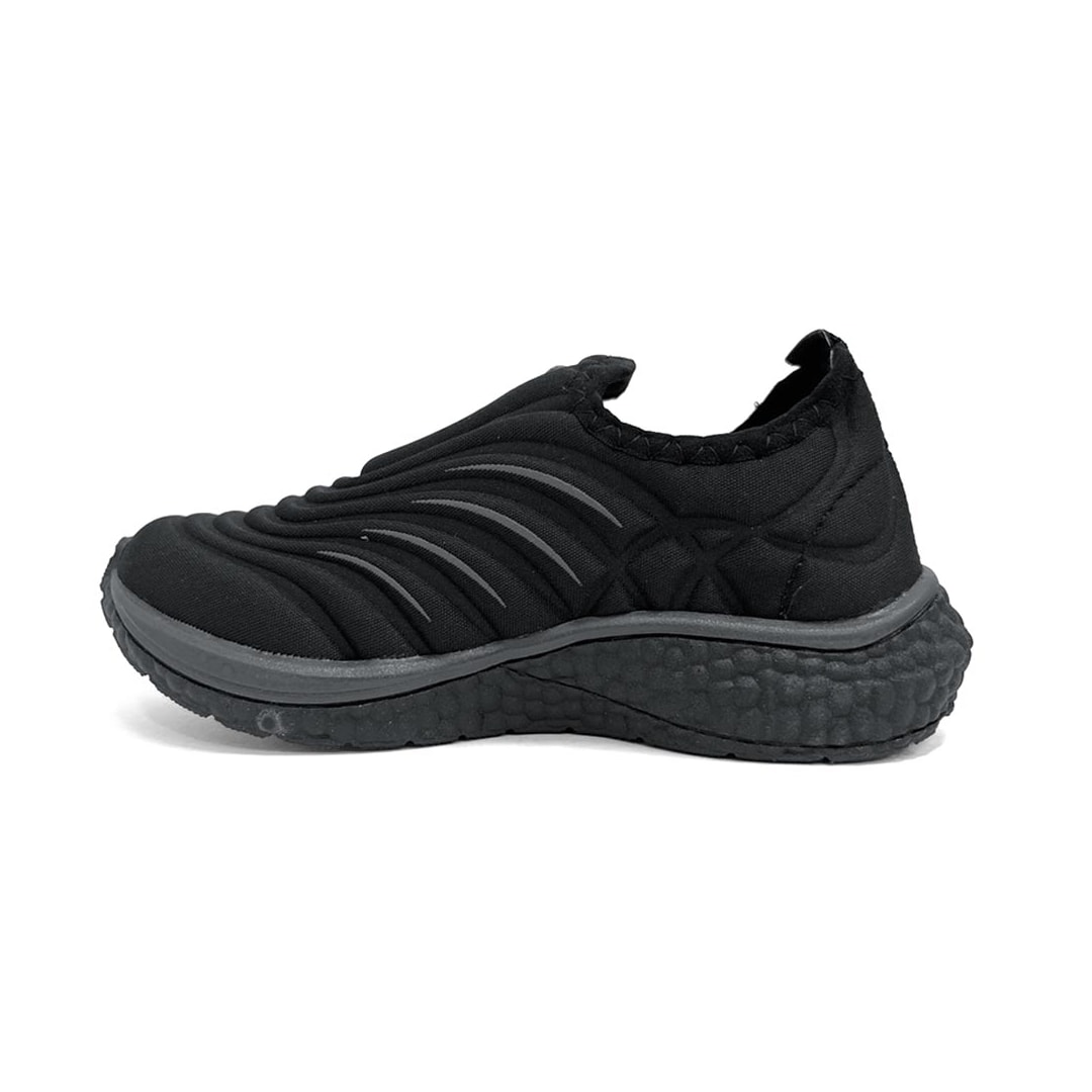 Tênis Via Vip Juvenil Jogging Calce Fácil Vv9533.Pg Preto