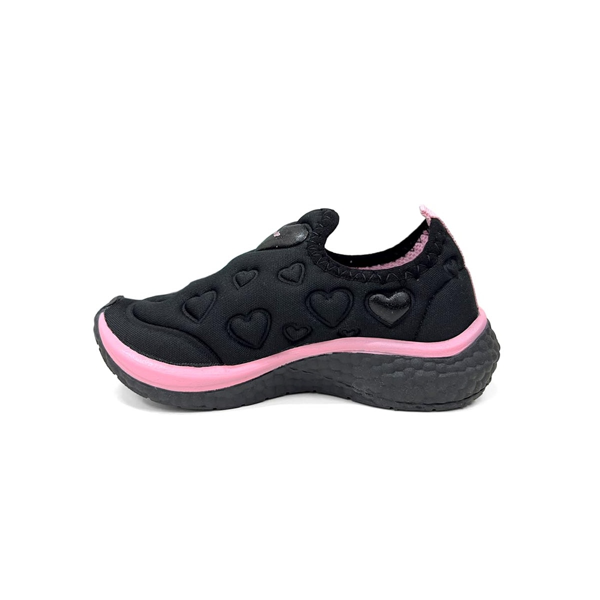 Tênis Via Vip Juvenil Menina Jogging Tecido Vv9532.138 Preto